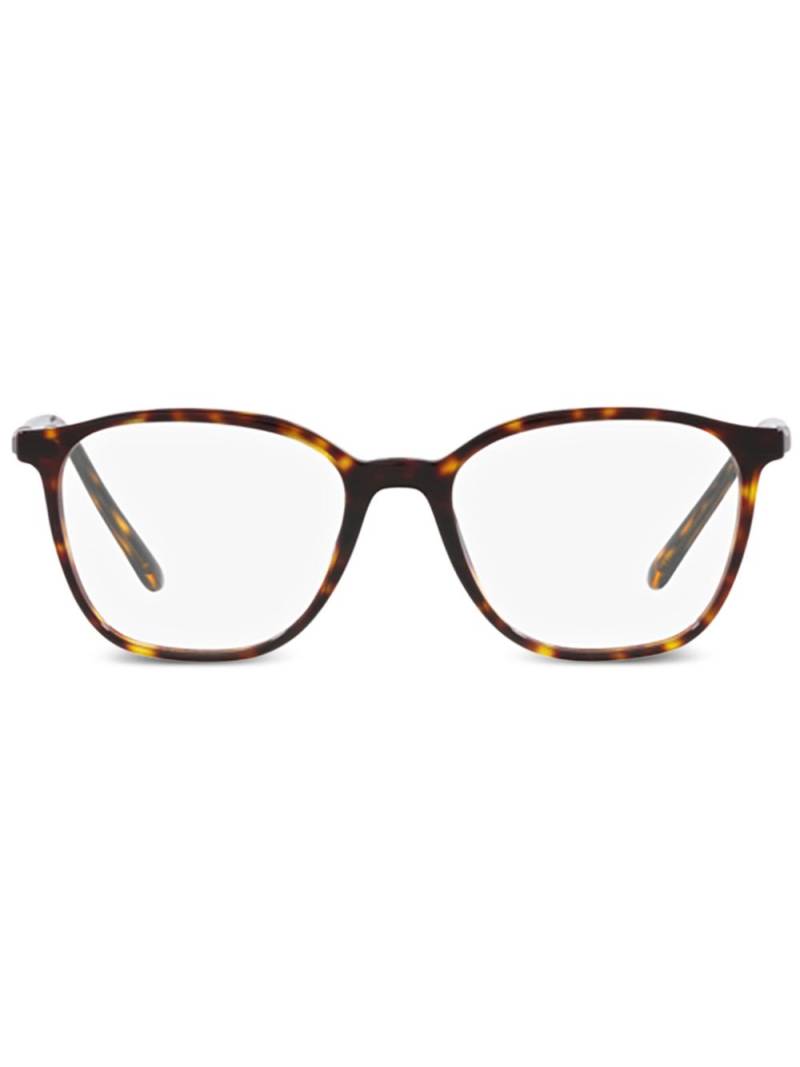 Giorgio Armani cat-eye frame glasses - Brown von Giorgio Armani