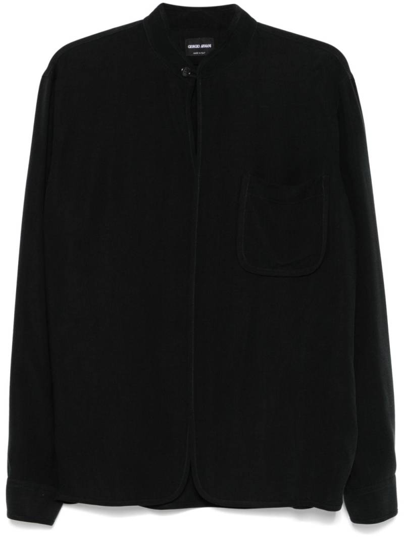 Giorgio Armani cotton shirt - Black von Giorgio Armani