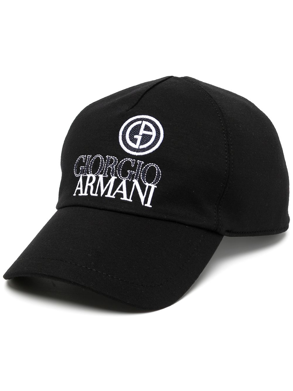 Giorgio Armani embroidered-logo cap - Black von Giorgio Armani