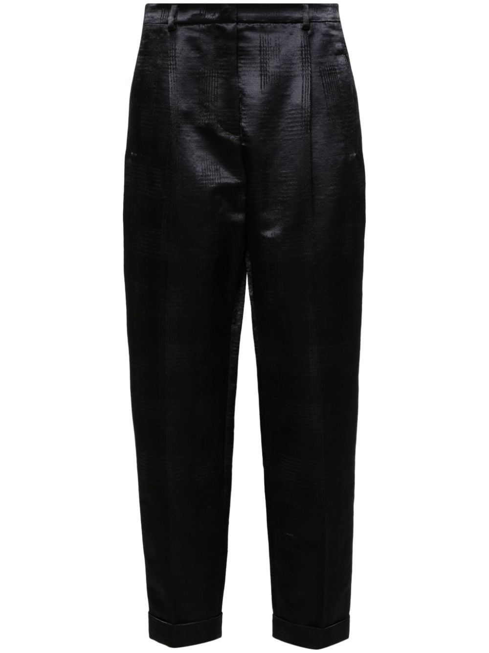 Giorgio Armani houndstooth-pattern trousers - Black von Giorgio Armani