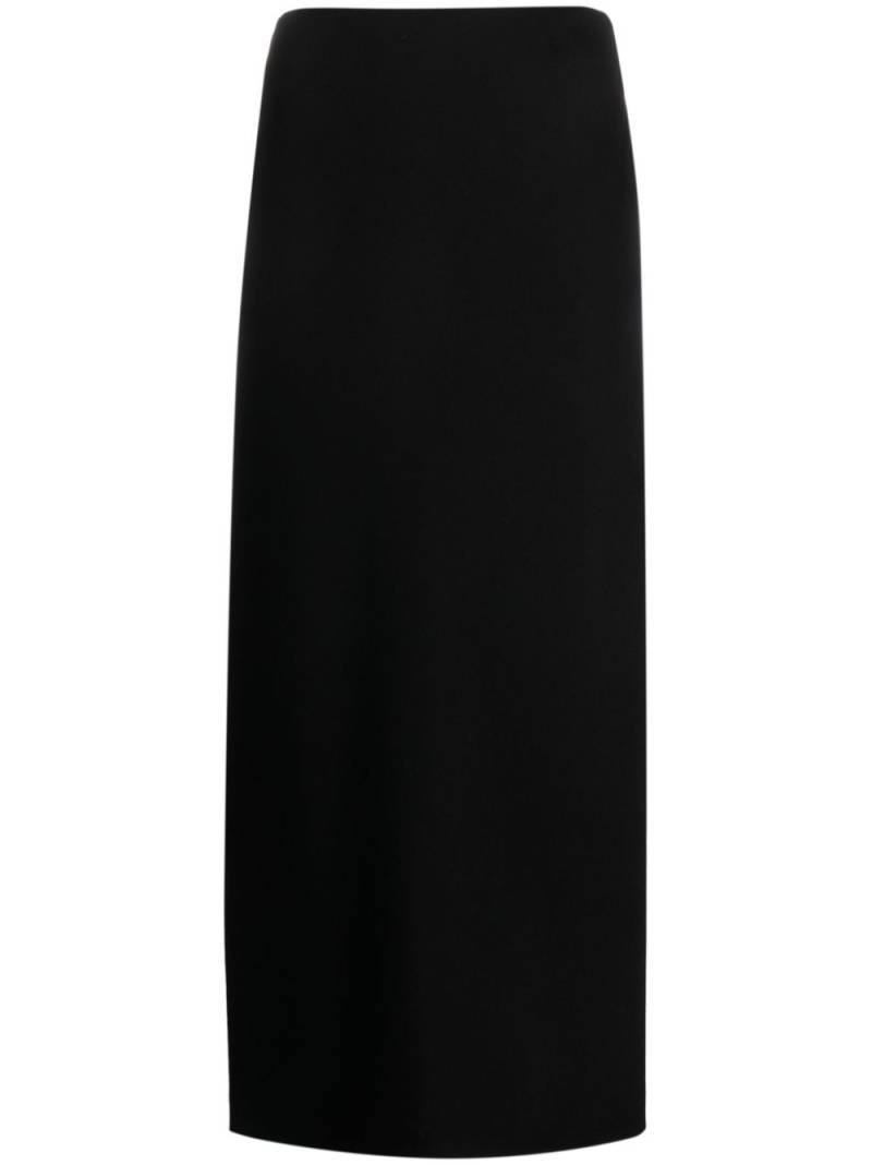 Giorgio Armani mid-rise wool-blend skirt - Black von Giorgio Armani