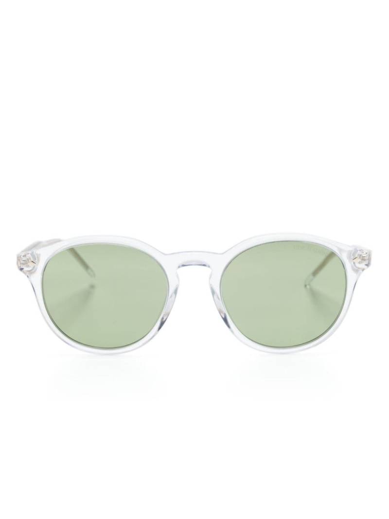 Giorgio Armani pantos-frame sunglasses - Neutrals von Giorgio Armani