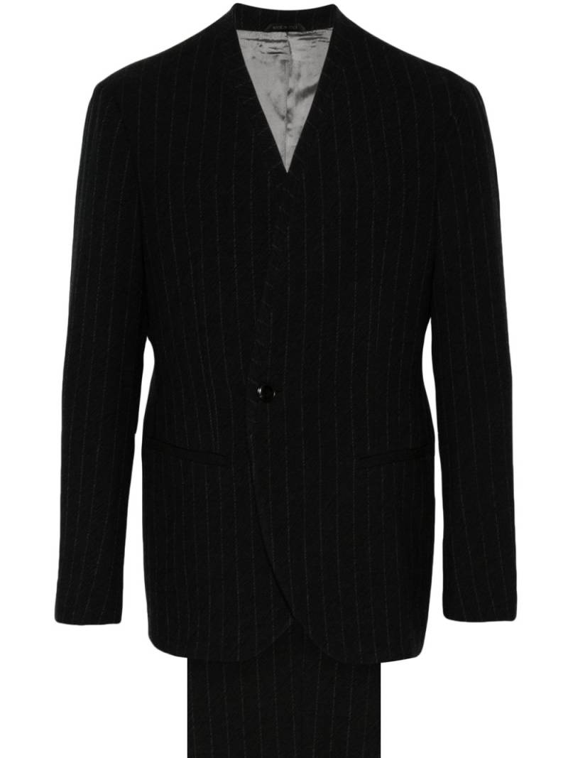 Giorgio Armani pinstriped suit - Black von Giorgio Armani