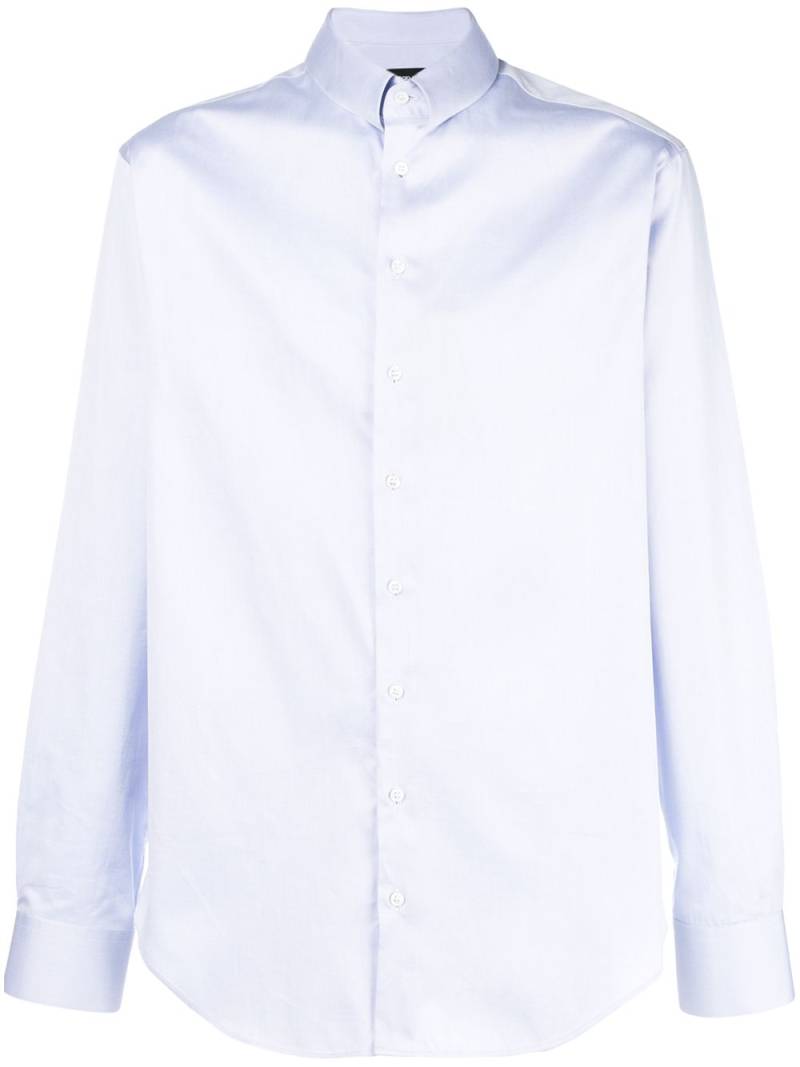 Giorgio Armani plain shirt - Blue von Giorgio Armani