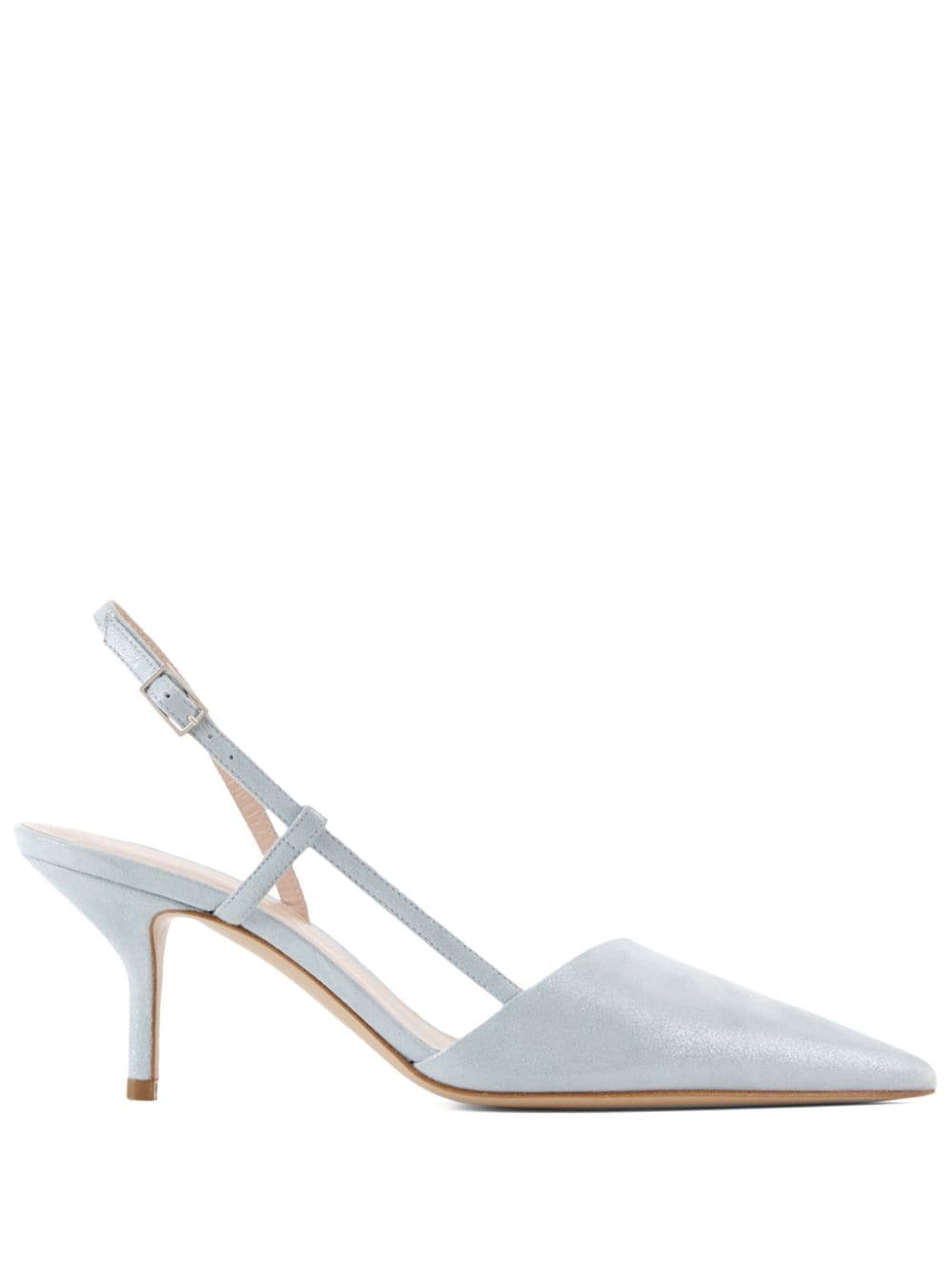 Giorgio Armani pointed-toe leather pumps - White von Giorgio Armani