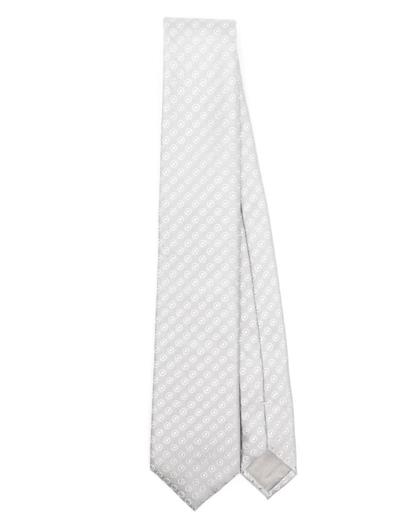 Giorgio Armani polka dot tie - Silver von Giorgio Armani