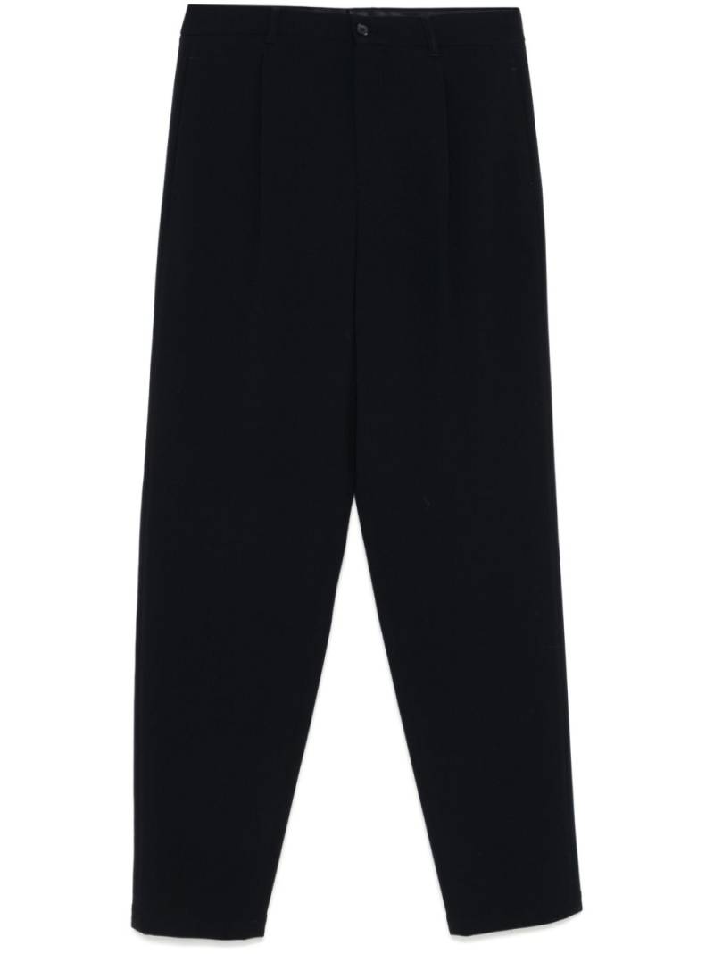 Giorgio Armani ribbed trousers - Blue von Giorgio Armani