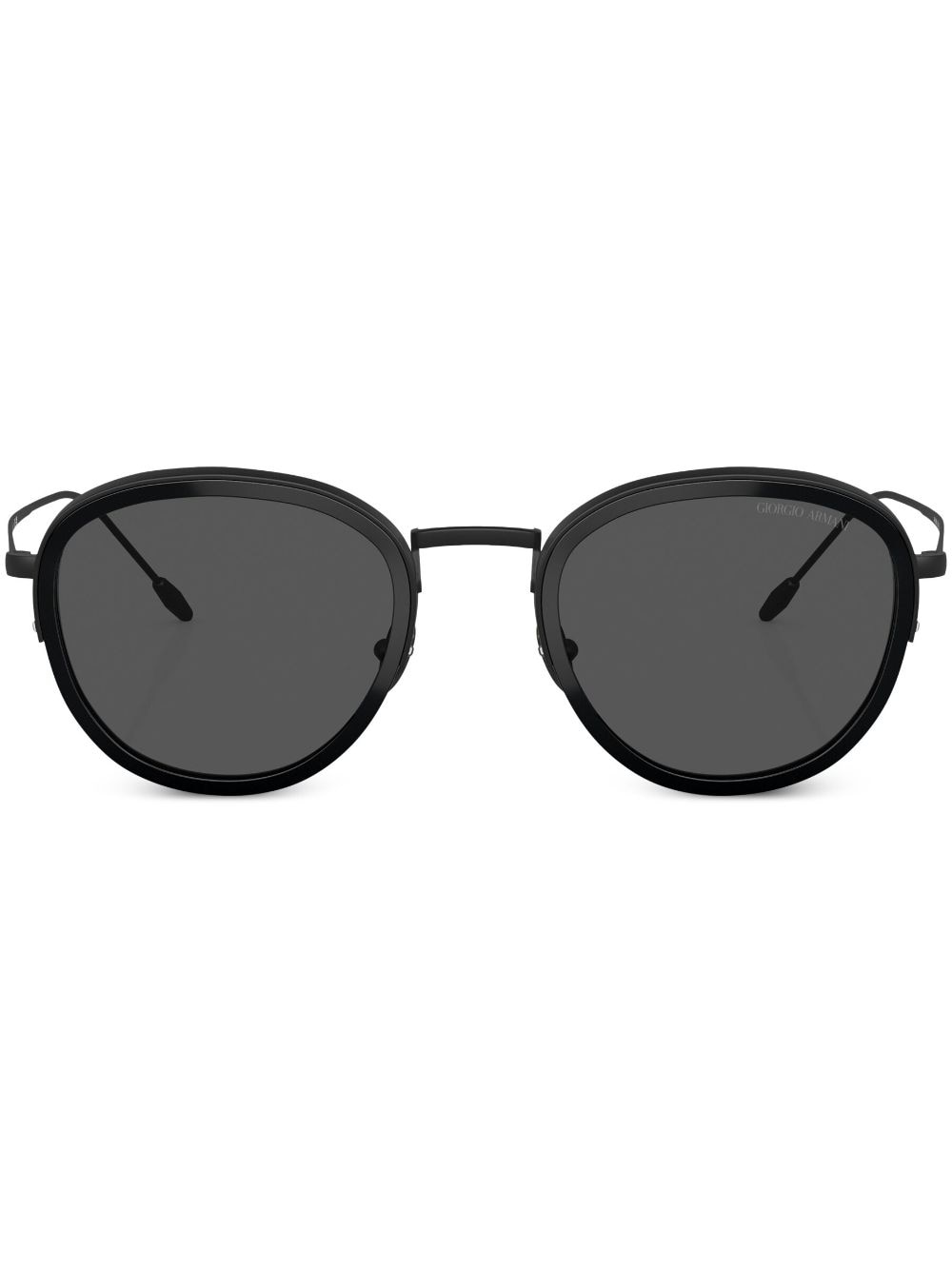 Giorgio Armani round-frame sunglasses - Black von Giorgio Armani