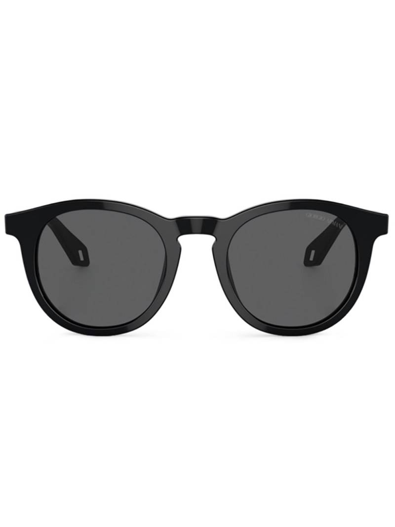 Giorgio Armani round-frame sunglasses - Black von Giorgio Armani