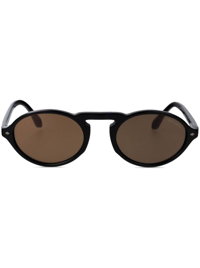 Giorgio Armani round-frame sunglasses - Black von Giorgio Armani