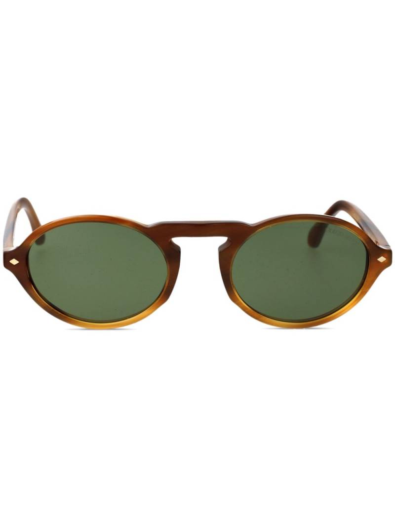 Giorgio Armani round-frame sunglasses - Brown von Giorgio Armani