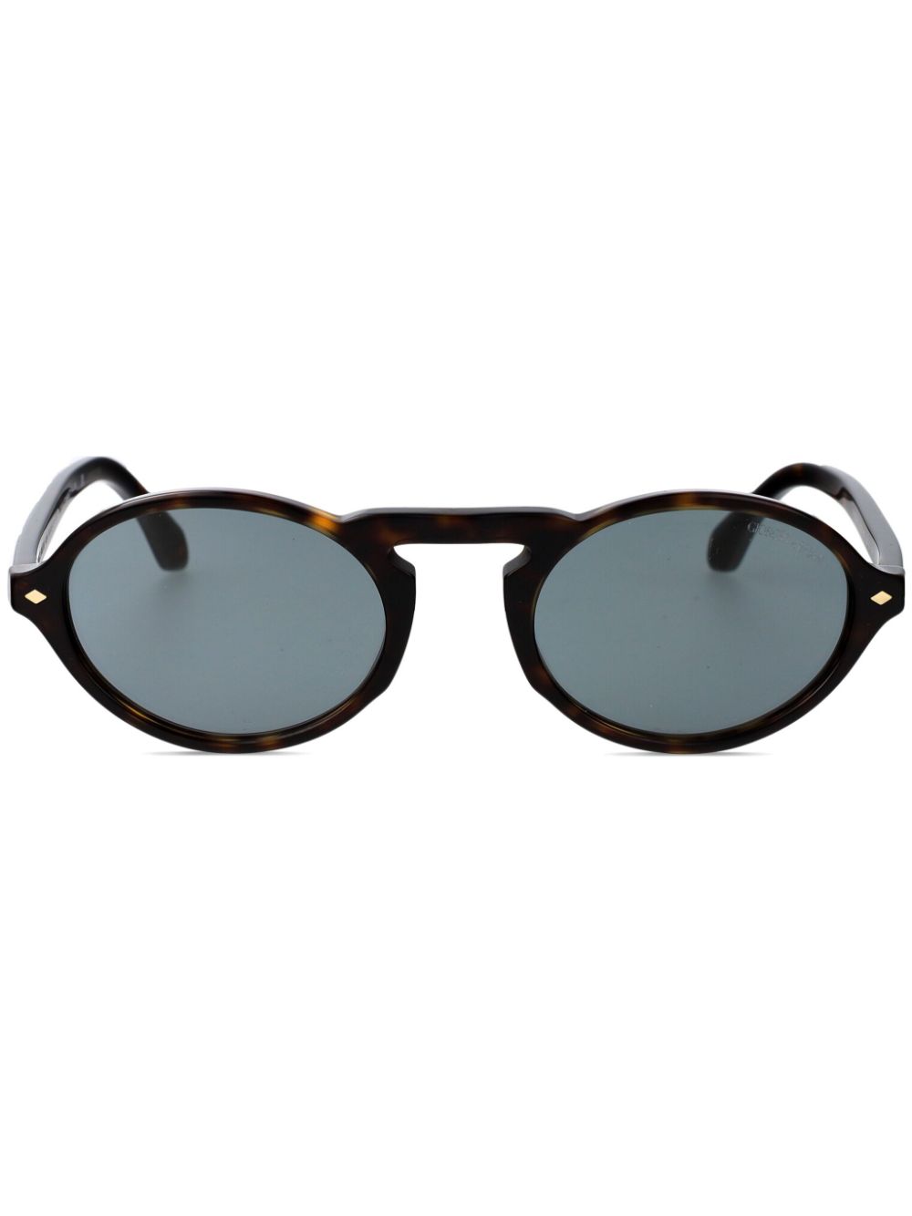 Giorgio Armani round-frame sunglasses - Brown von Giorgio Armani