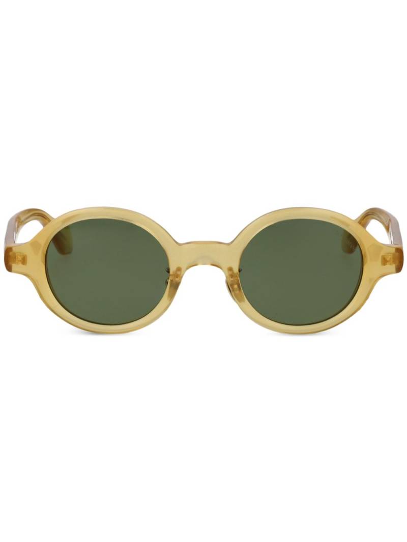 Giorgio Armani round-frame sunglasses - Yellow von Giorgio Armani