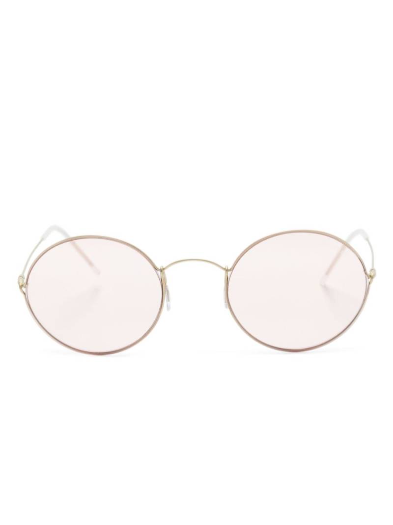 Giorgio Armani round-frame tinted sunglasses - Gold von Giorgio Armani