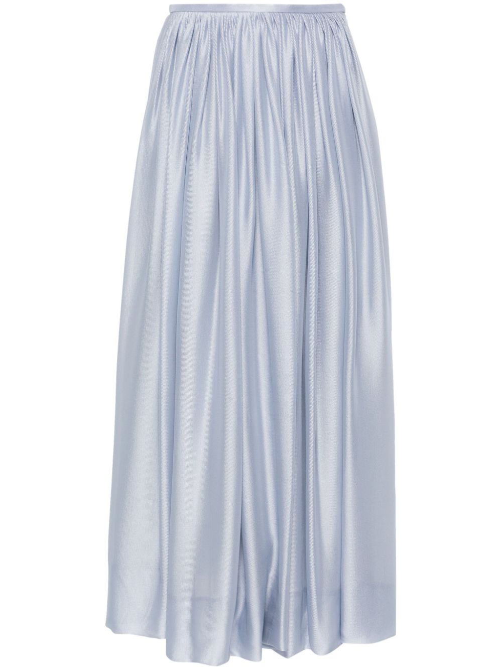 Giorgio Armani silk maxi skirt - Blue von Giorgio Armani