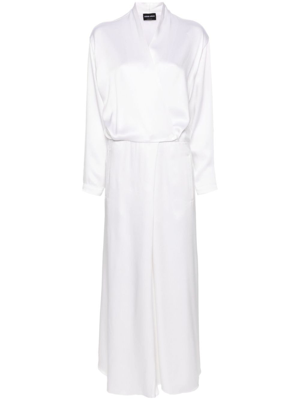 Giorgio Armani silk satin gown - White von Giorgio Armani