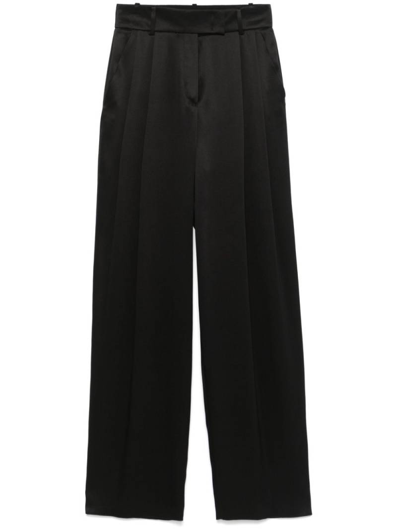 Giorgio Armani silk tailored trousers - Black von Giorgio Armani