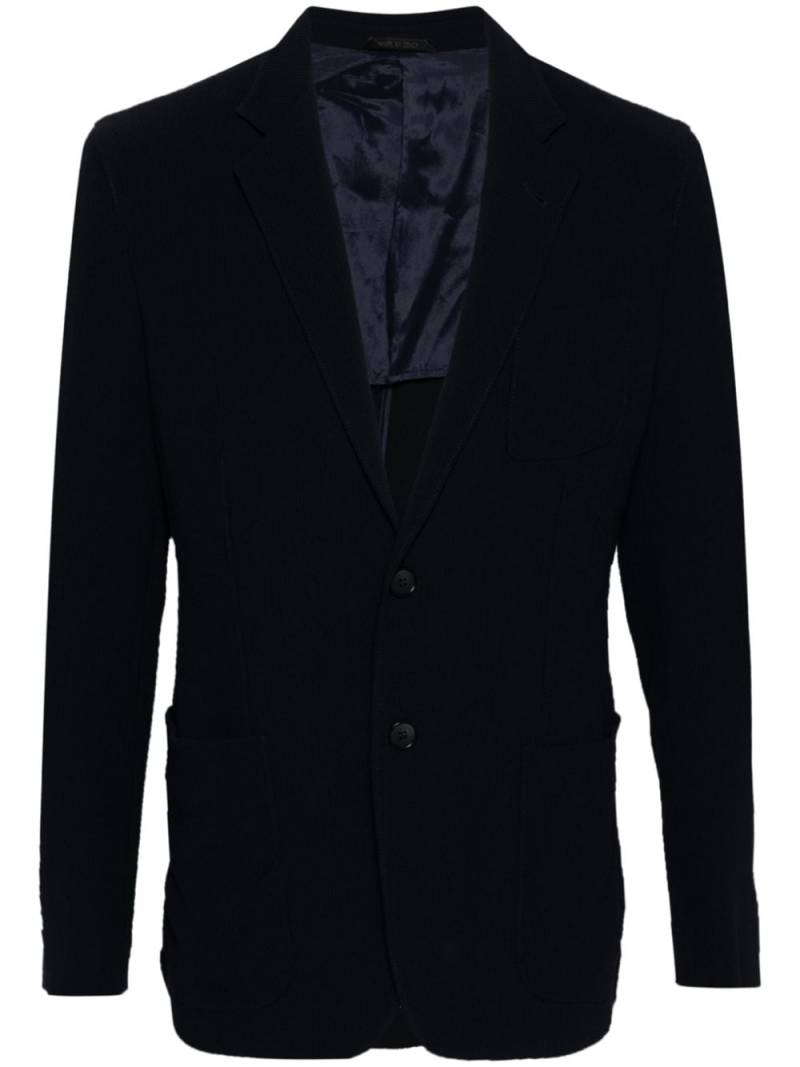 Giorgio Armani single-breasted blazer - Blue von Giorgio Armani