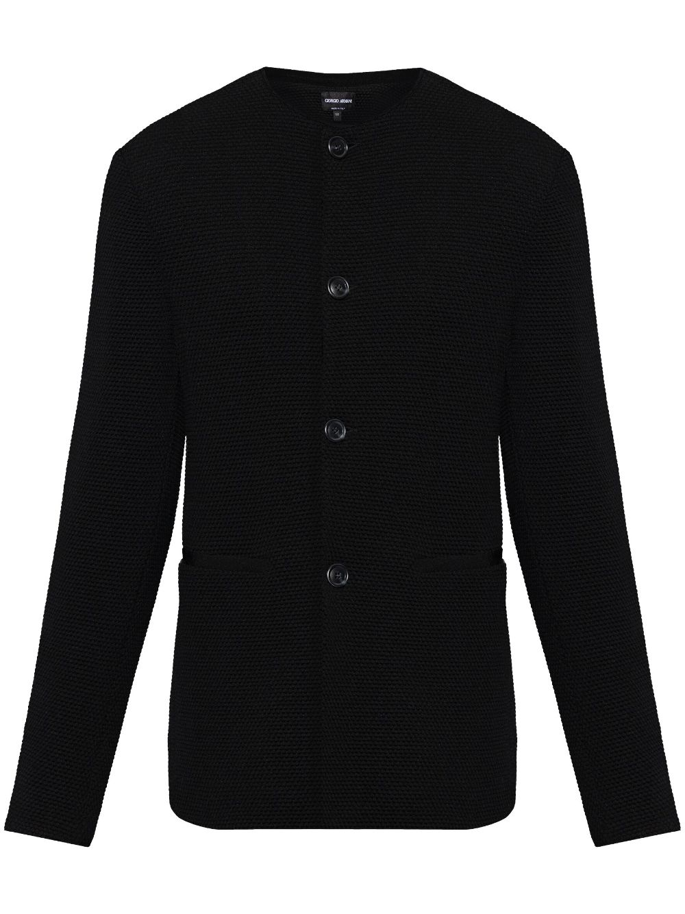 Giorgio Armani single-breasted jacket - Black von Giorgio Armani