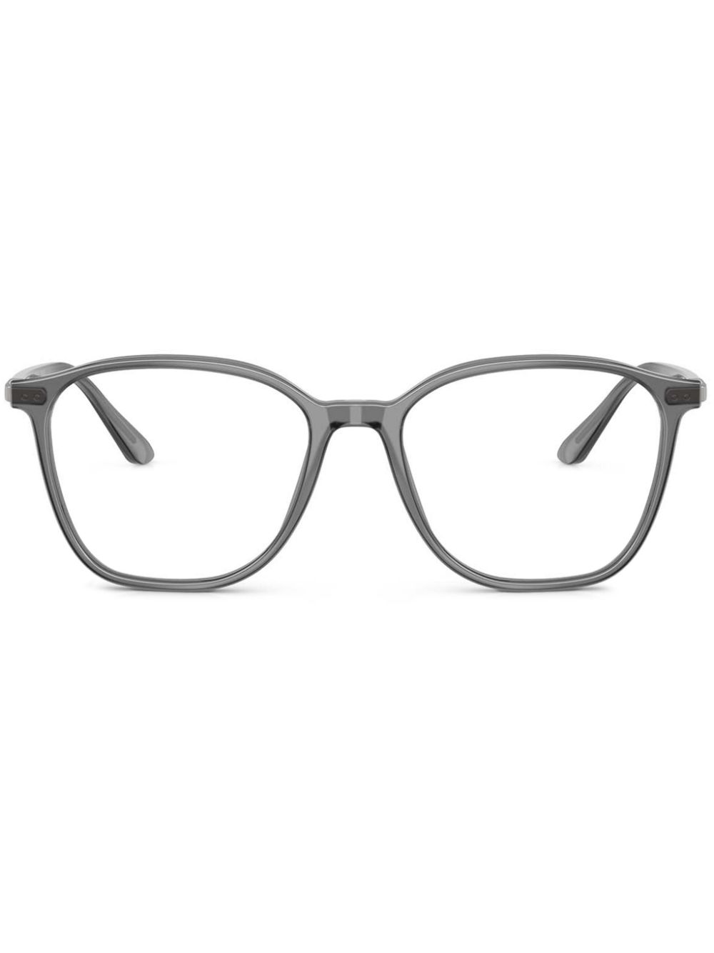 Giorgio Armani square-frame glasses - Grey von Giorgio Armani