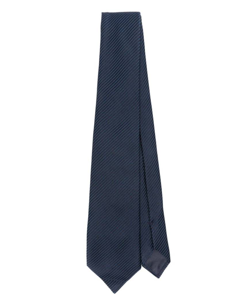 Giorgio Armani striped tie - Blue von Giorgio Armani