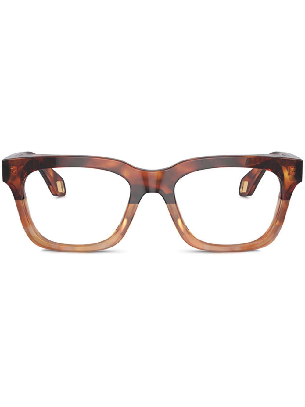 Giorgio Armani tortoiseshell-effect glasses - Brown von Giorgio Armani