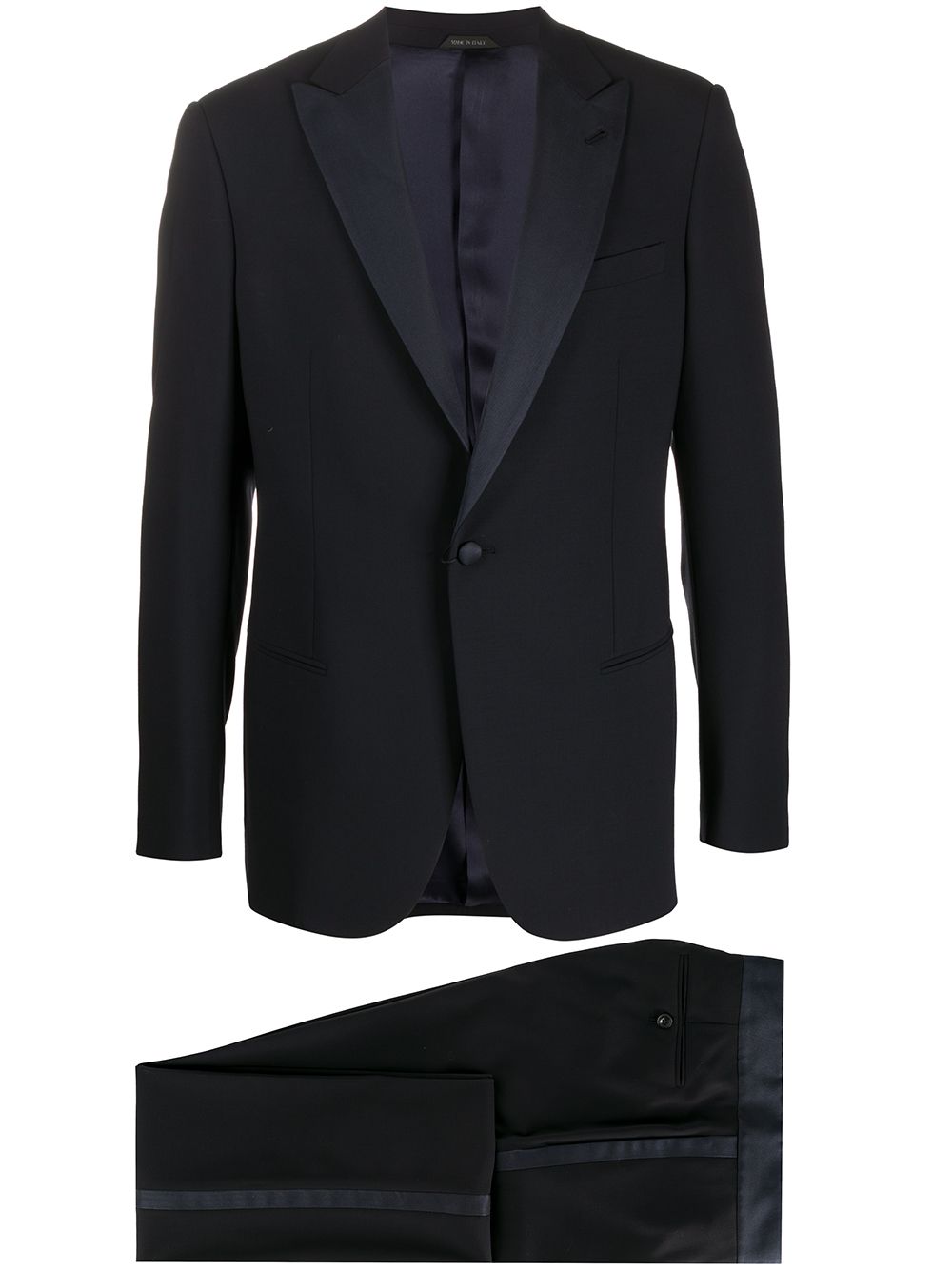 Giorgio Armani two-piece virgin wool suit - Blue von Giorgio Armani