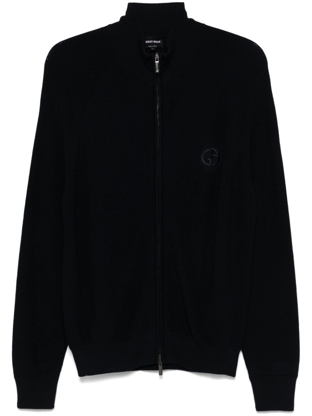 Giorgio Armani virgin wool cardigan - Blue von Giorgio Armani