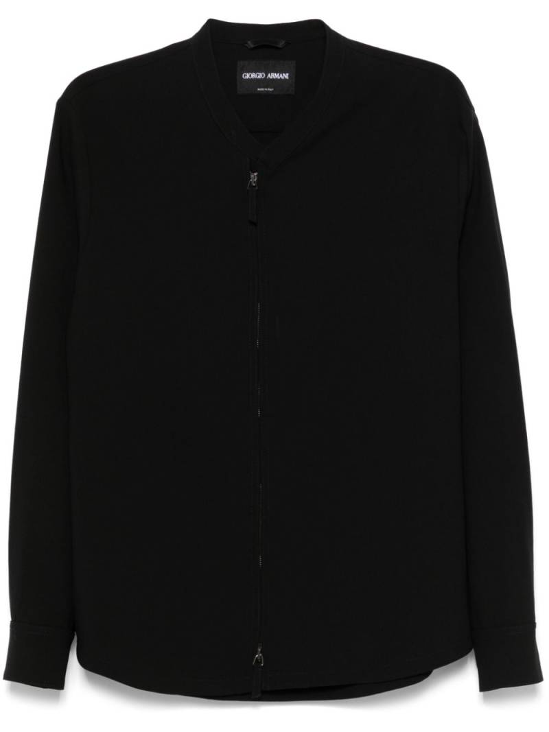 Giorgio Armani virgin wool jacket - Black von Giorgio Armani