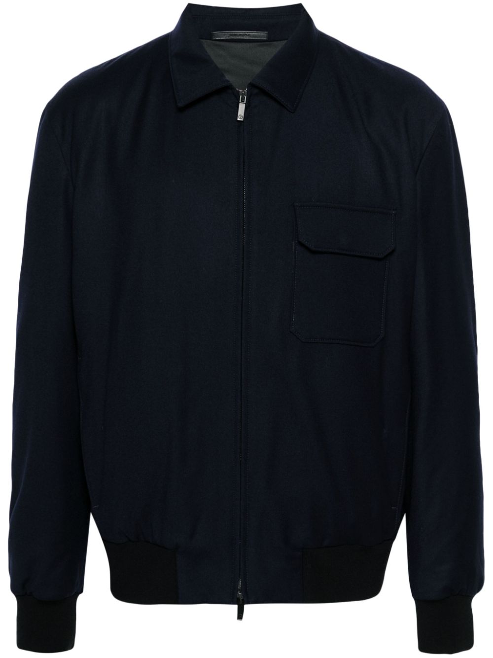 Giorgio Armani virgin wool jacket - Blue von Giorgio Armani