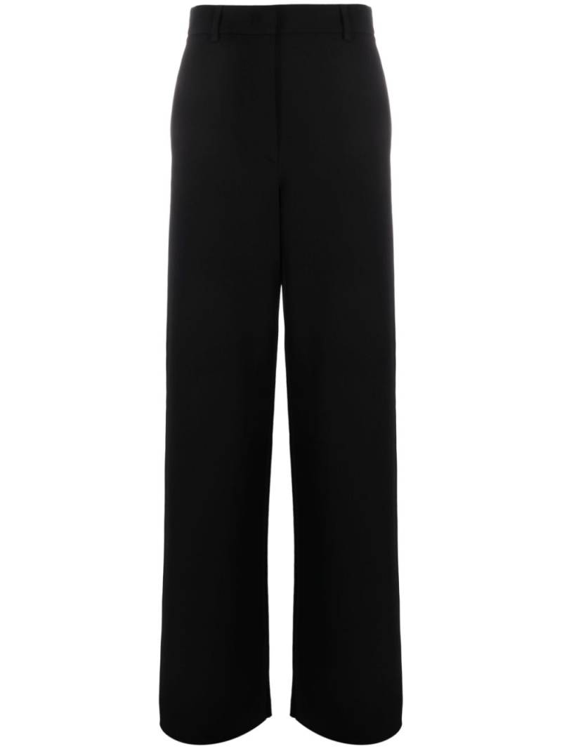 Giorgio Armani wide-leg tailored trousers - Black von Giorgio Armani