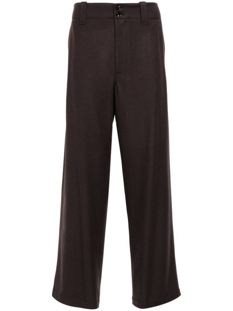 Giorgio Armani wool cloth trousers - Brown von Giorgio Armani