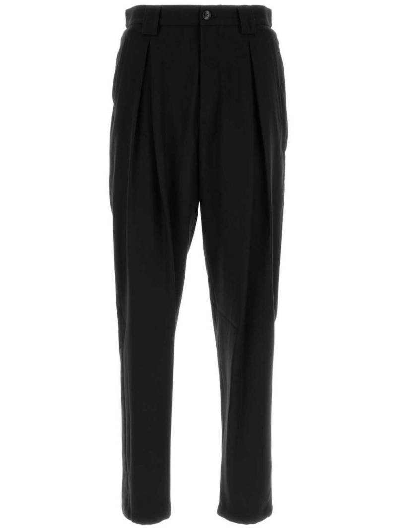 Giorgio Armani wool tailored trousers - Black von Giorgio Armani