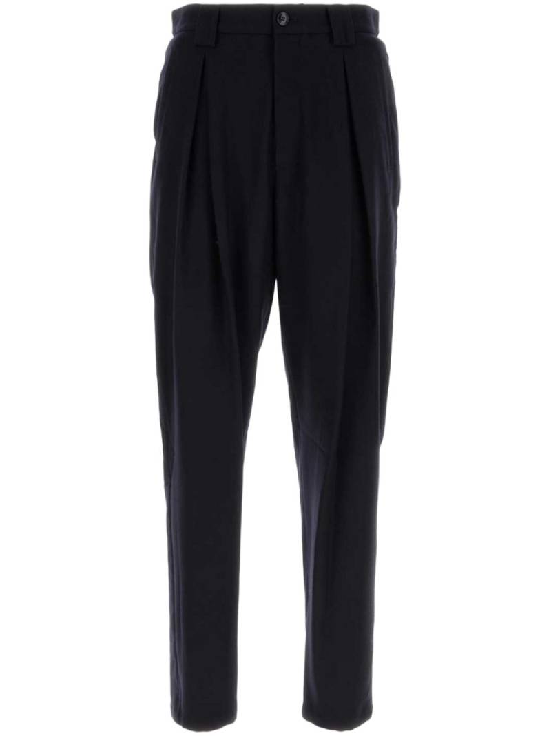 Giorgio Armani wool tailored trousers - Blue von Giorgio Armani