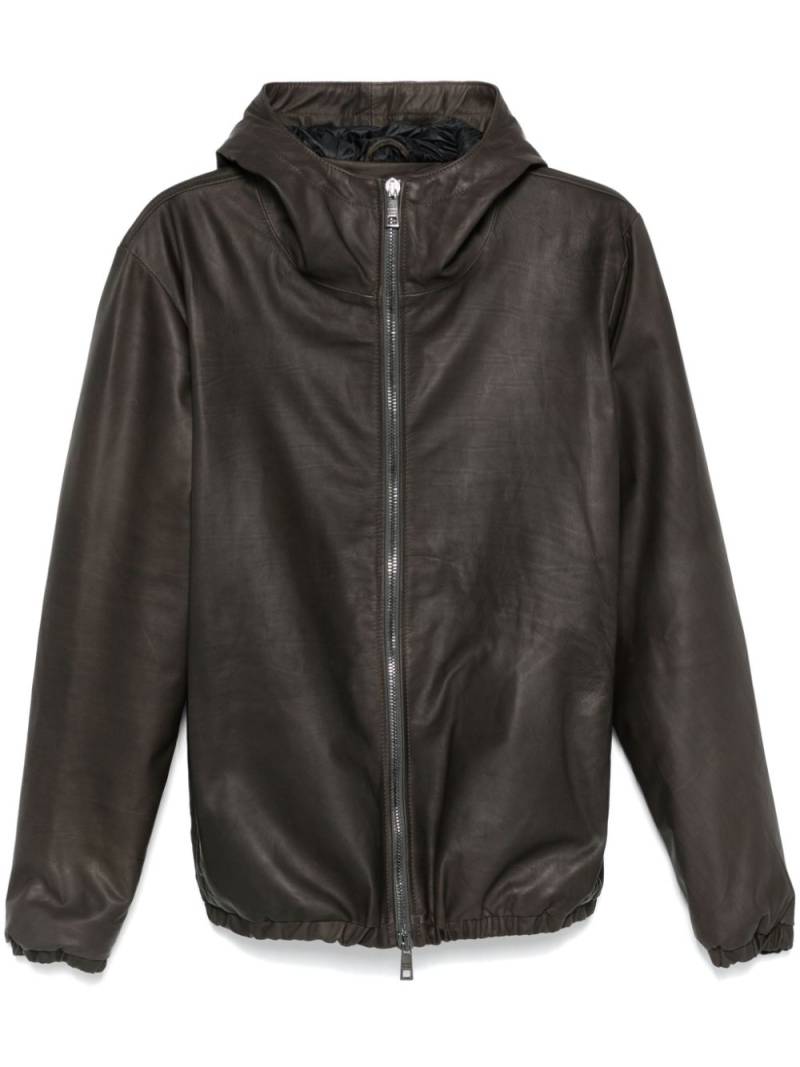 Giorgio Brato leather jacket - Brown von Giorgio Brato