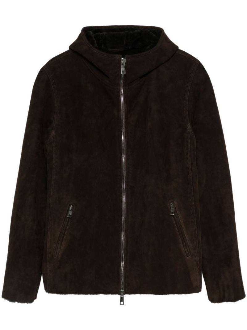 Giorgio Brato leather jacket - Brown von Giorgio Brato