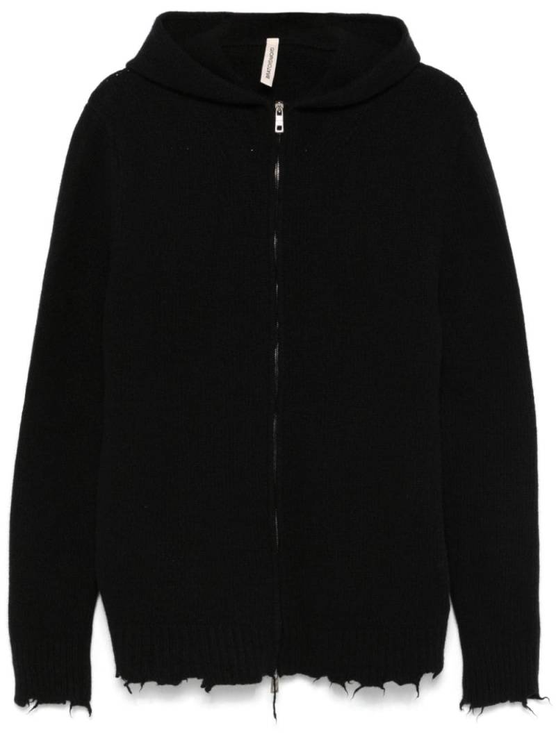 Giorgio Brato zip-up hoodie - Black von Giorgio Brato