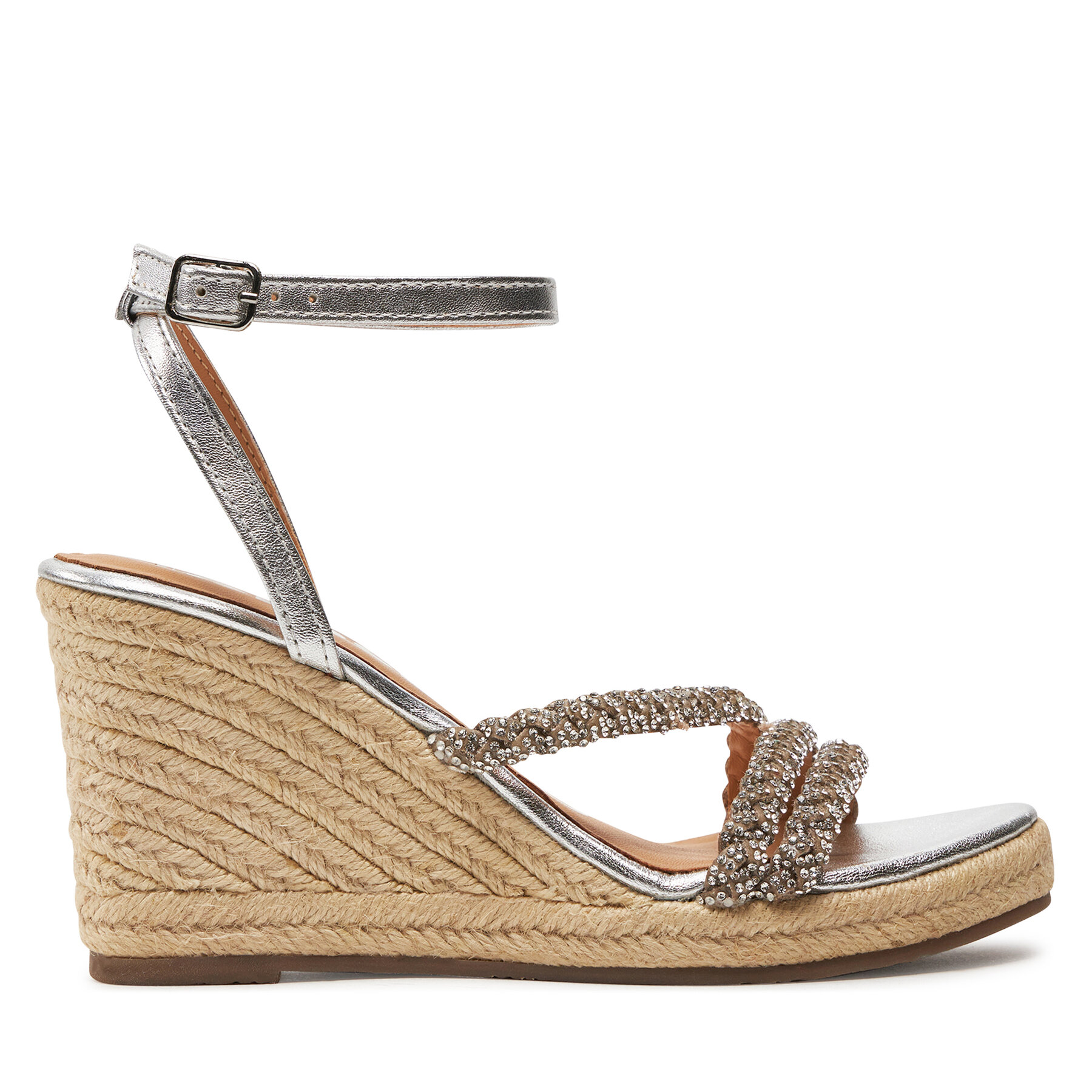 Espadrilles Gioseppo Menfi 72064-P Silberfarben von Gioseppo