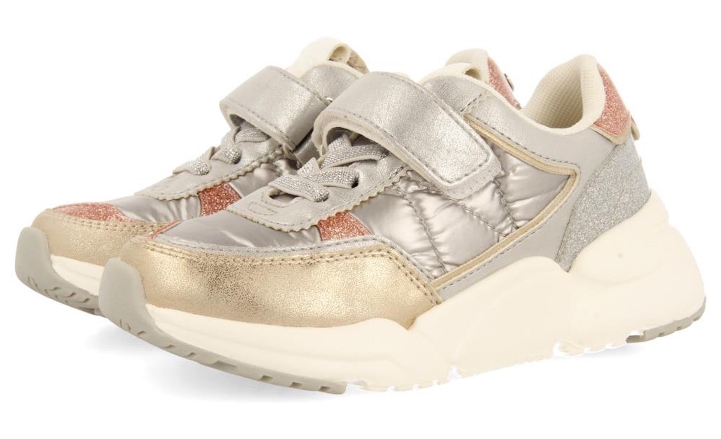 Gioseppo Sneaker »GORHAM«, Chunky Sneaker, Sneaker, Schnürschuh im Metallic Look von Gioseppo