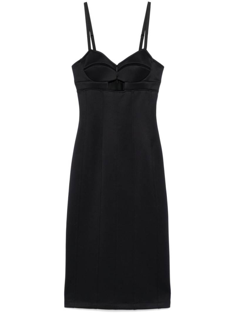 Giovanni Bedin bodycon midi dress - Black von Giovanni Bedin