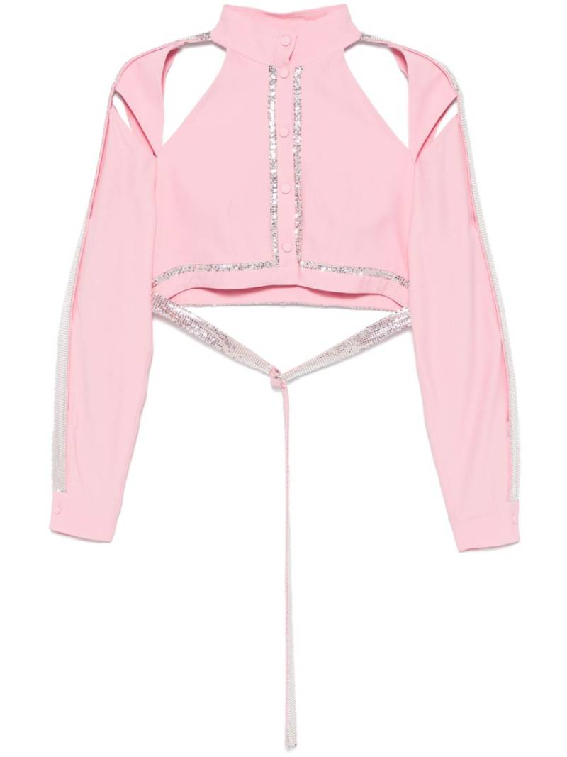 Giovanni Bedin crepe de chine jacket - Pink von Giovanni Bedin