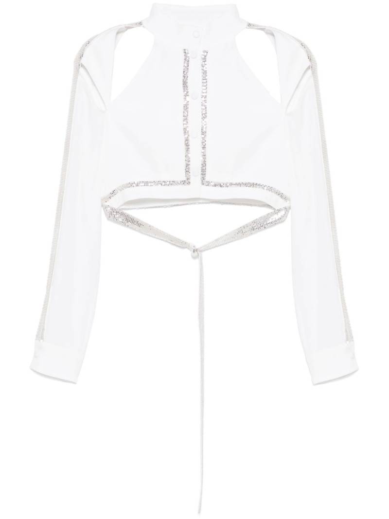 Giovanni Bedin crepe de chine jacket - White von Giovanni Bedin