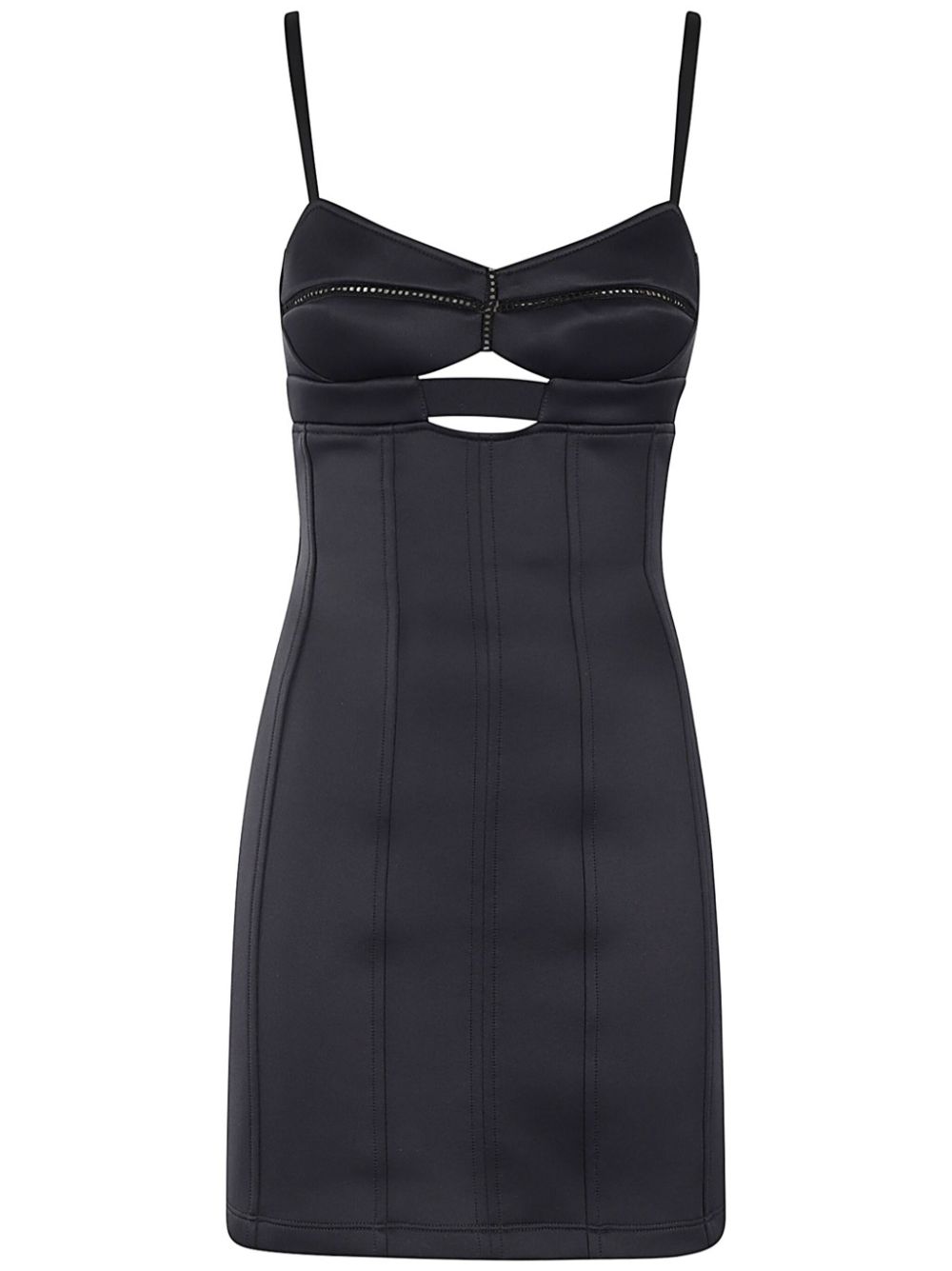 Giovanni Bedin cut-out detailing sleeveless dress - Black