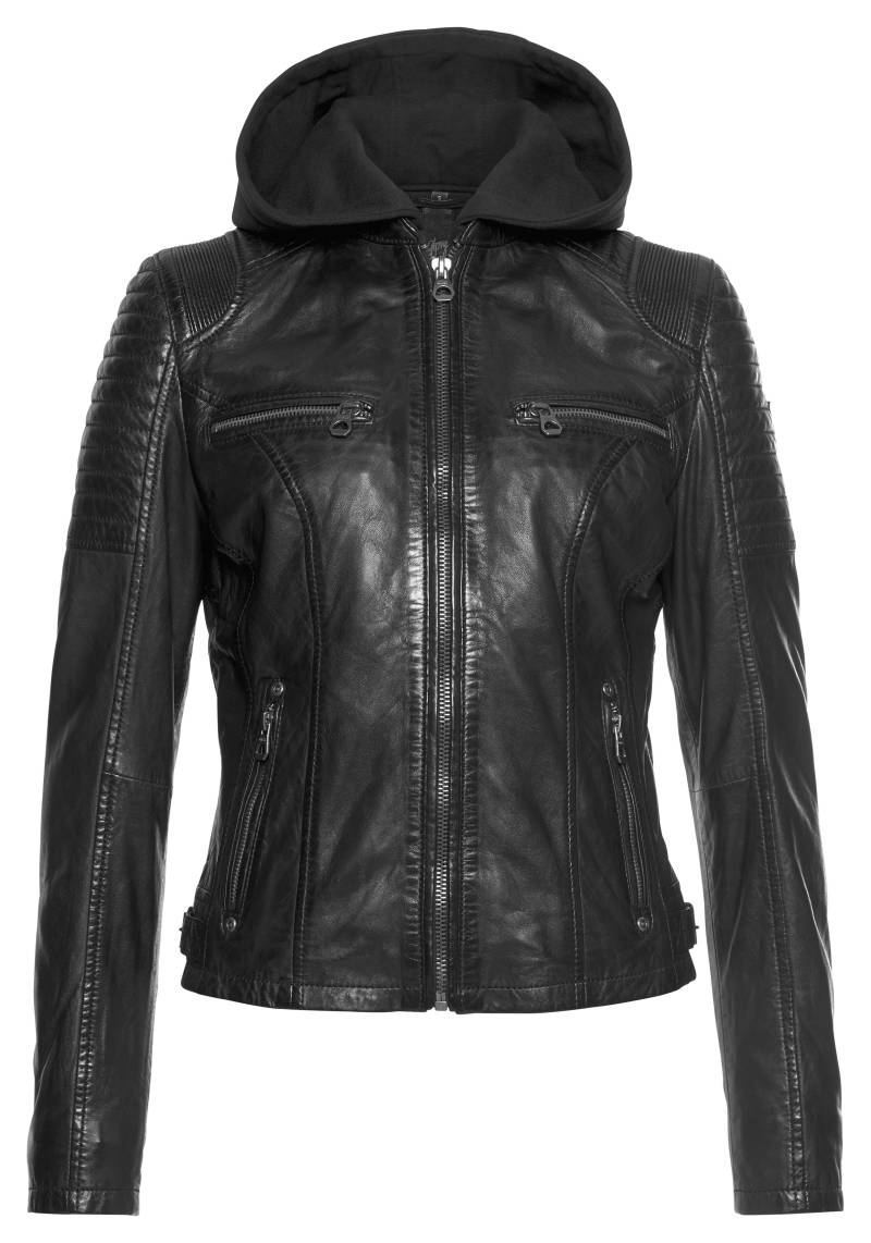 Gipsy Bikerjacke »SAMINA«, mit Kapuze, 2-in-1-Jacke - mit abnehmbarem Kapuzen-Sweat-Einsatz von Gipsy