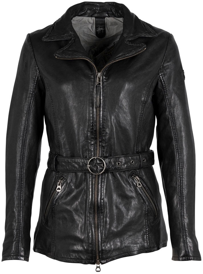 Gipsy Lederjacke »GWBeeja RF«, mit Zipper am Ärmelabschluss von Gipsy