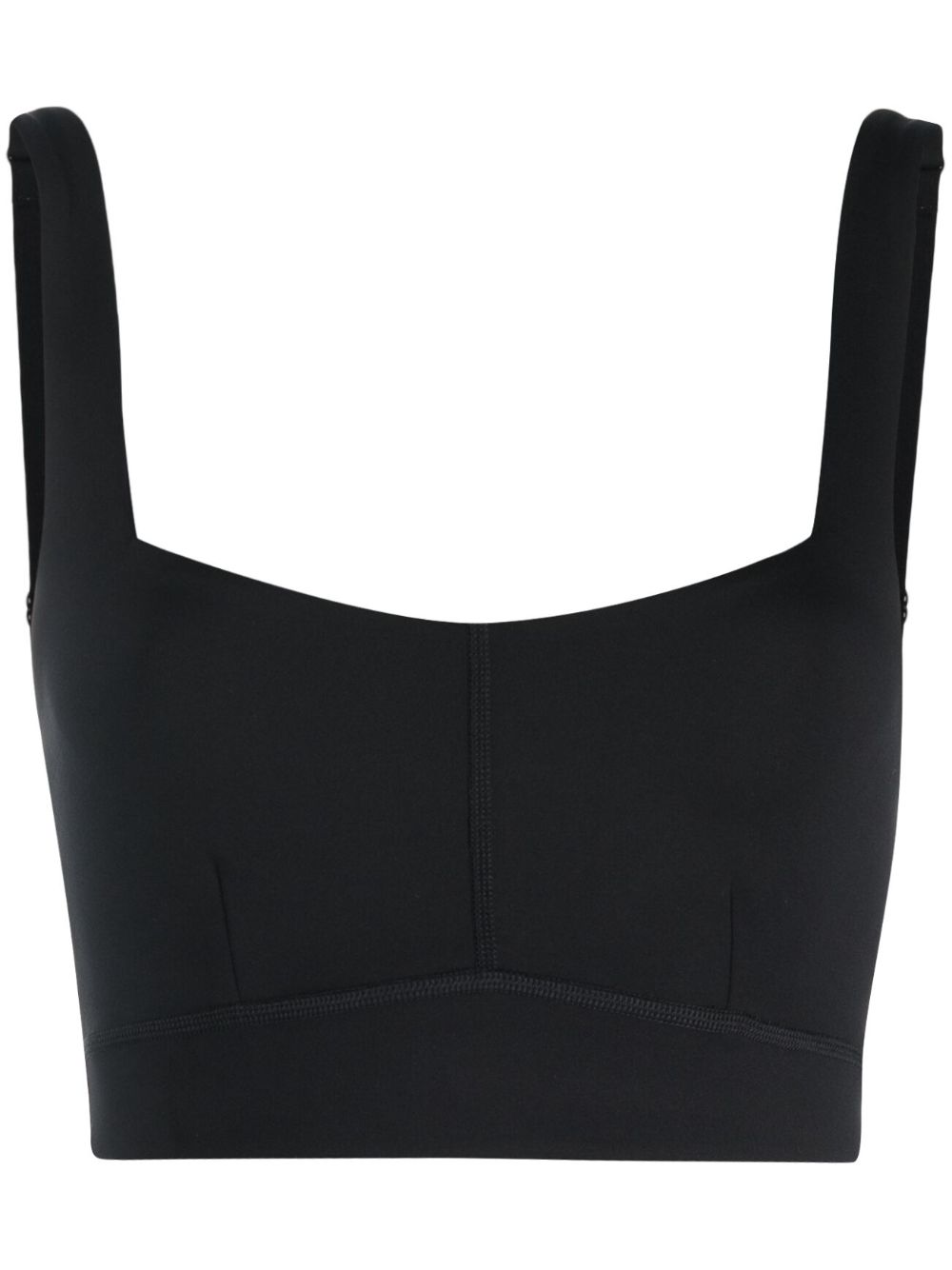 Girlfriend Collective Luxe Addison sports bra - Black von Girlfriend Collective