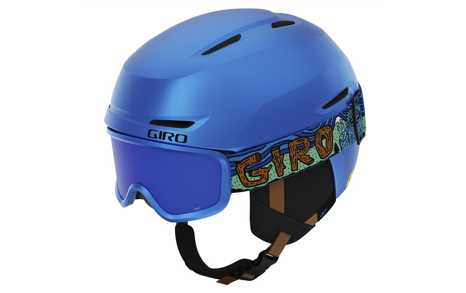 Giro Skihelm »Spur Flash Combo Blue Shreddy Yeti, XS« von Giro