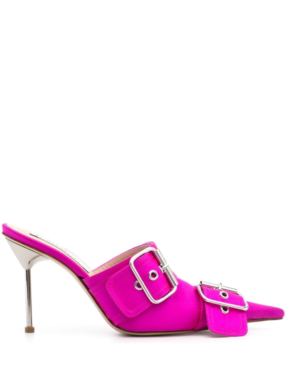 Giuseppe Di Morabito 95mm satin mules - Pink von Giuseppe Di Morabito