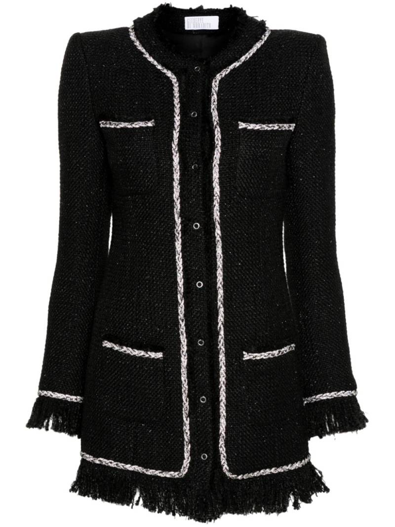 Giuseppe Di Morabito bouclé shirt mini dress - Black von Giuseppe Di Morabito