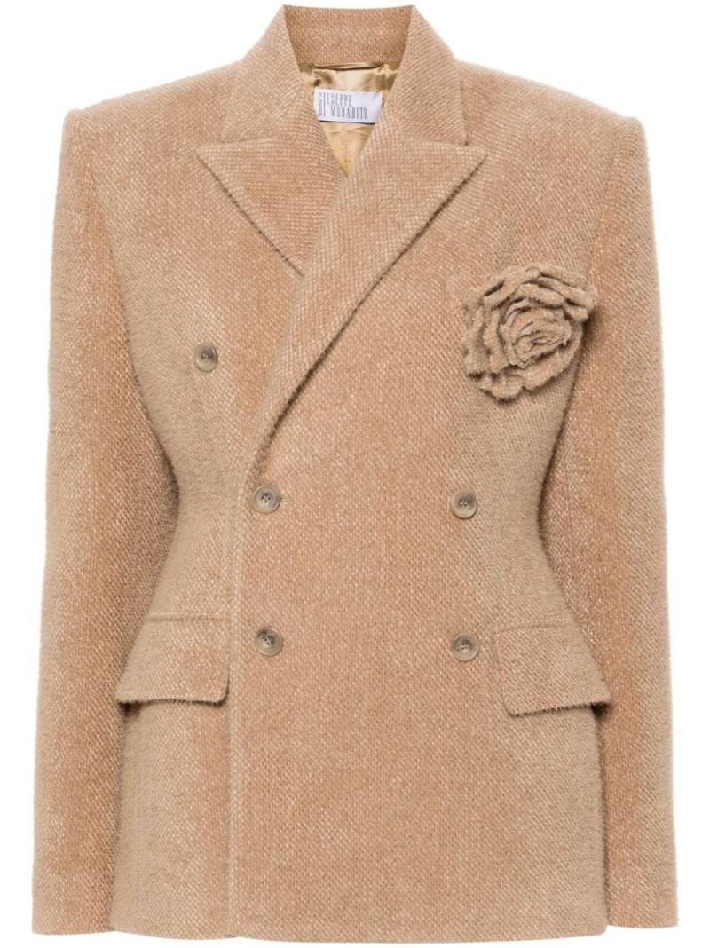 Giuseppe Di Morabito brooch-detail blazer - Brown von Giuseppe Di Morabito